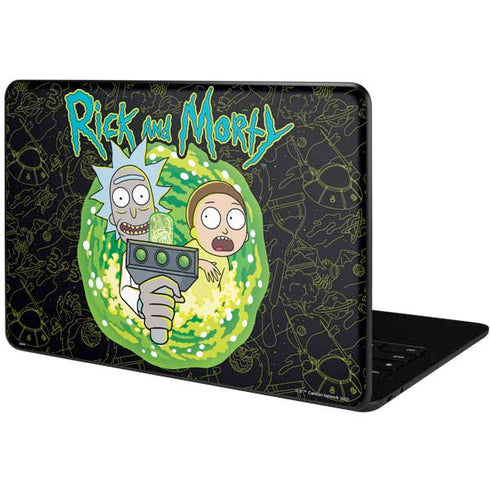 Adult Swim Rick and Morty Portal Travel Google Pixelbook Go Skin